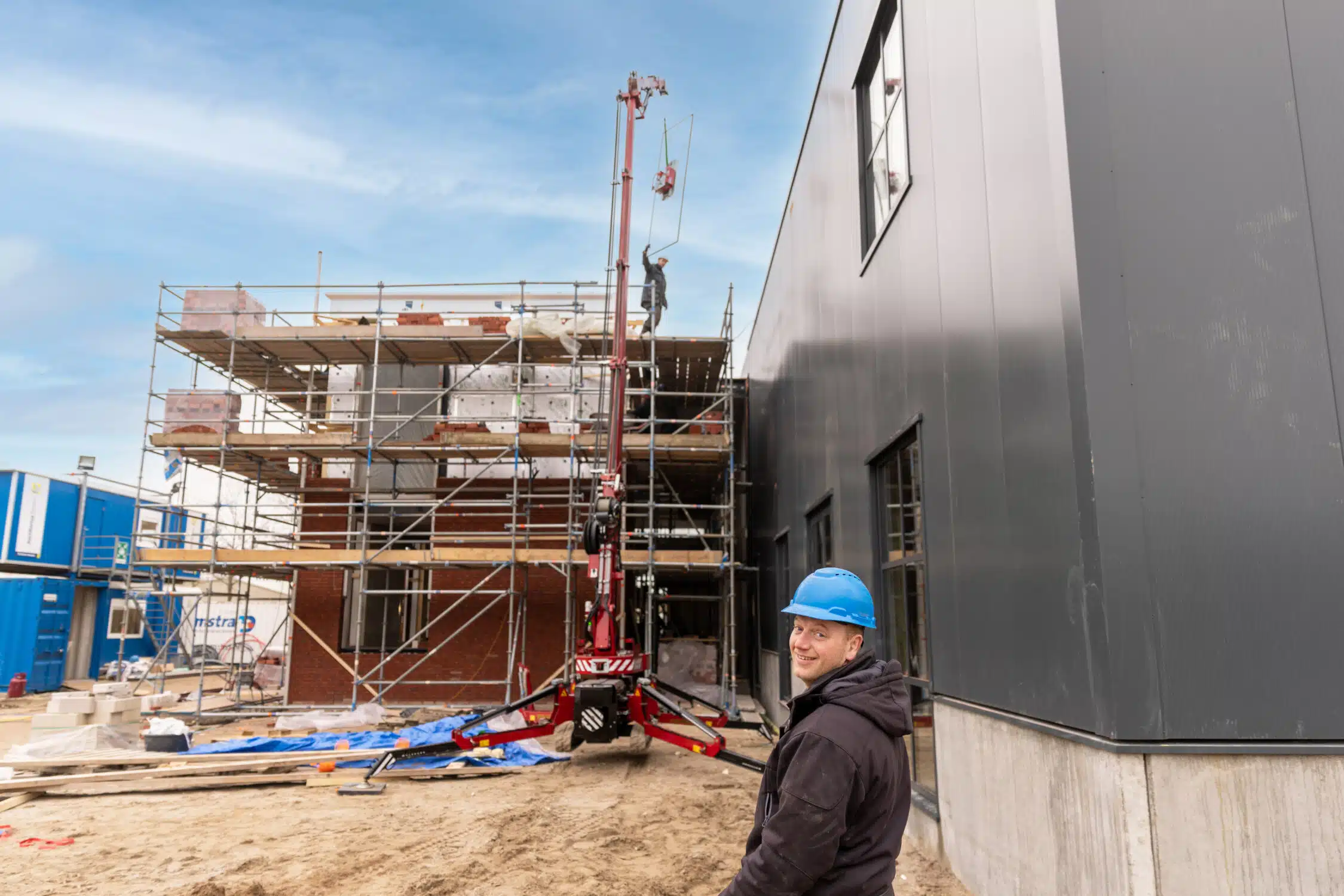 Elektrische mini hijskraan huren Friesland